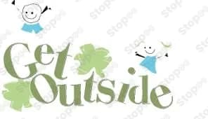 Outside