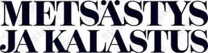 Metsästys Ja Kalastus